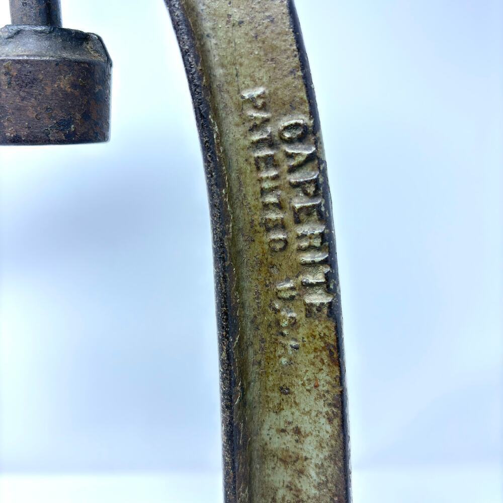 Vintage Cast Iron Crown Machine Co. Caperite Bottle Capper 1920s Homebrew Decor - Picture 7 of 12